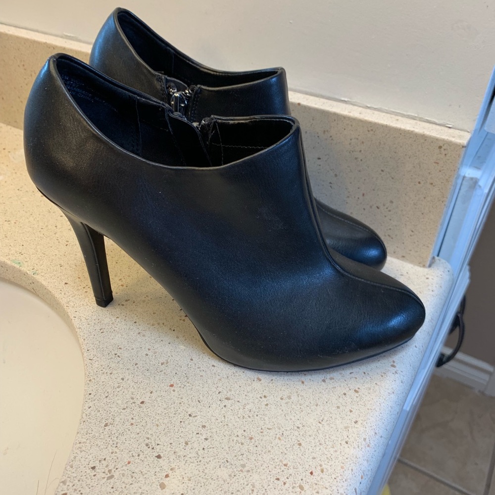 Worth Ingram high heel booties.